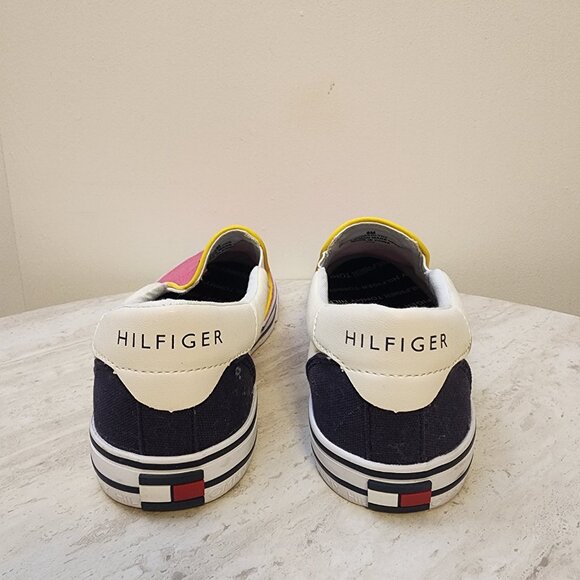 TOMMY HILFIGER Pink White Sneakers 8M - Picture 2 of 9